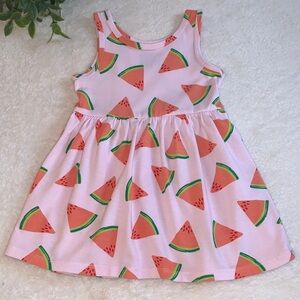 Cat & Jack Watermelon Tank Dress 2T EUC